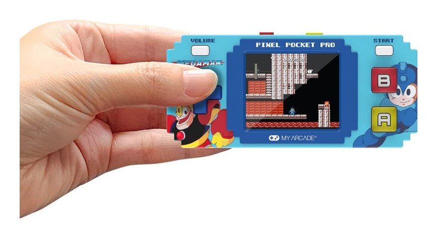 My Arcade Micro Pixel Pocket Pro Mega Man Gaming System