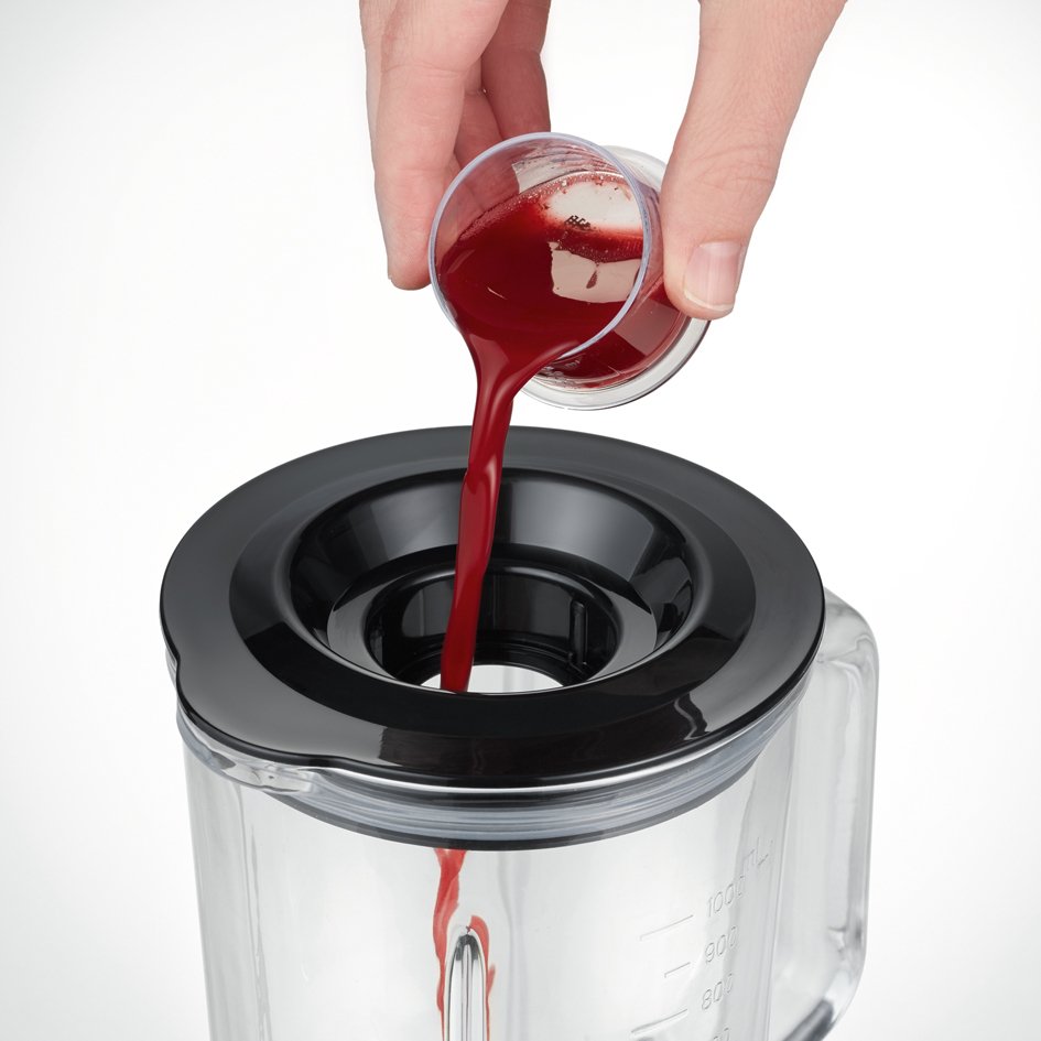 Licuadora Severin Sm 3734, 1 L Batidora De Vaso Negro, Acero Inoxidable 500 W