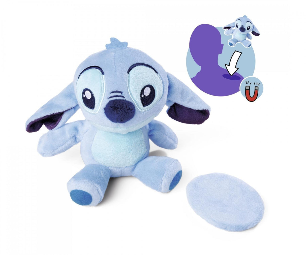 Peluche Hombro Stitch Disney 12cm
