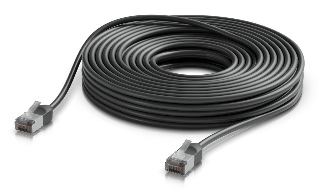 Ultra-Thin, Rugged, Shielded Outdoor Patch Cable For 10