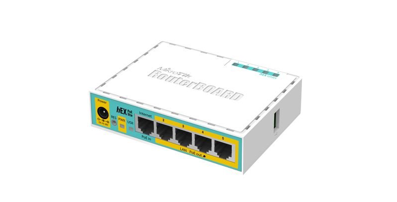 EAN 2515101505395 - Mikrotik hEX PoE lite router Ethernet rápido Blanco imagen 1