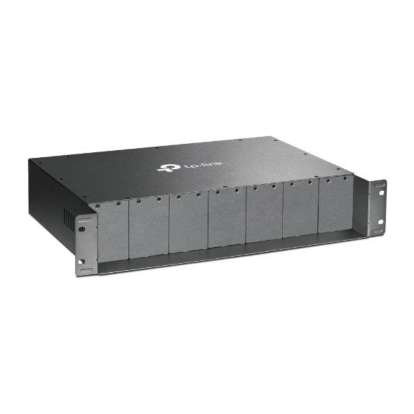 Chasis Tp-Link Bastidor Para 14 Slots No Gestion Para Rack De 19 Soporta Fuente Redundante