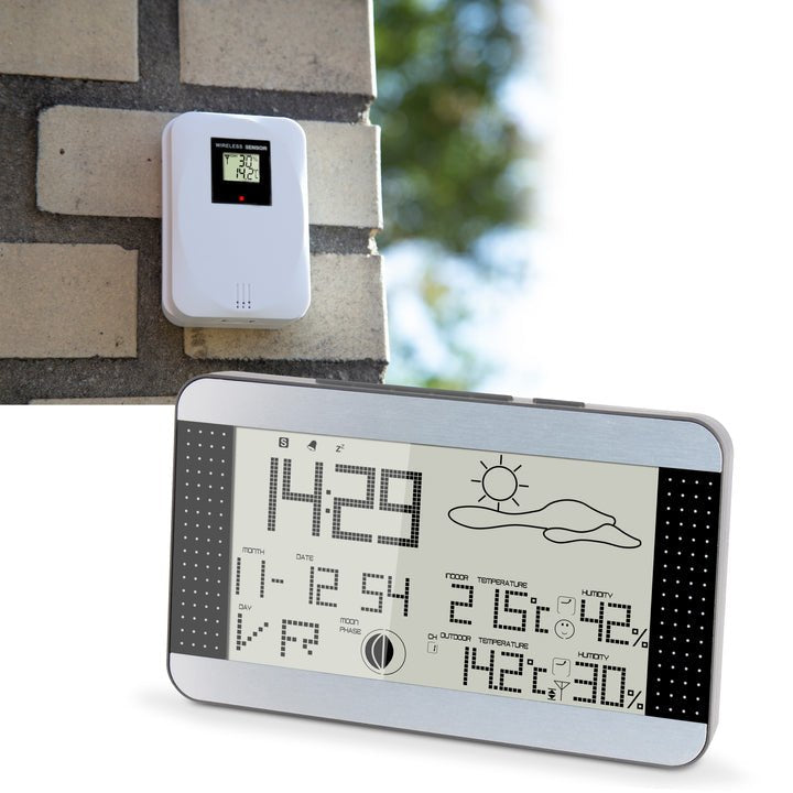 Alecto Ws-1700 Wetterstation Mit Drahtlosem Aussensensor