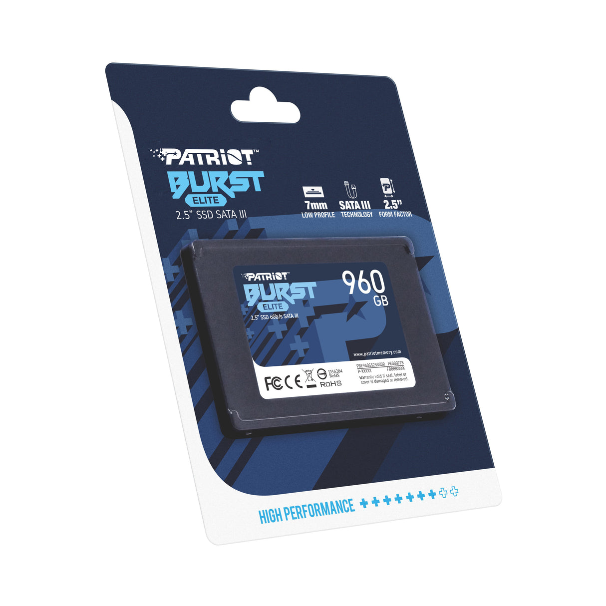 EAN 0814914027769 - Patriot Memory Burst Elite 960 GB 2.5" Serial ATA III imagen 7