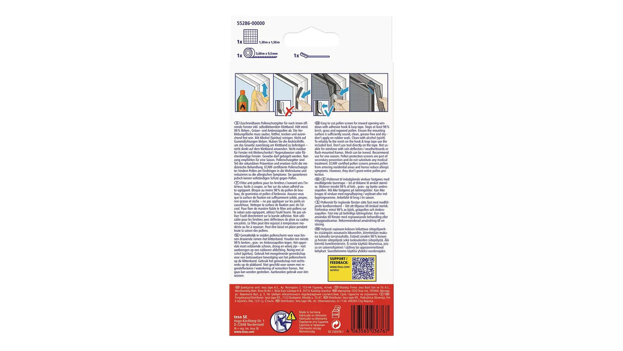 EAN 4063565036767 - TESA 55286-00000-00 mosquitera de ventana Pantalla de malla Nylon imagen 2
