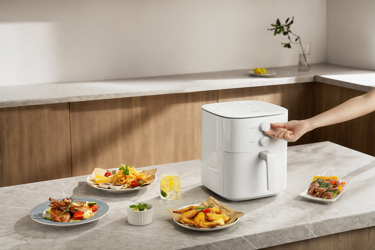 EAN 6941812785218 - Xiaomi MAF13 Sencillo 6 L Independiente 1550 W Freidora de aire caliente Blanco imagen 7