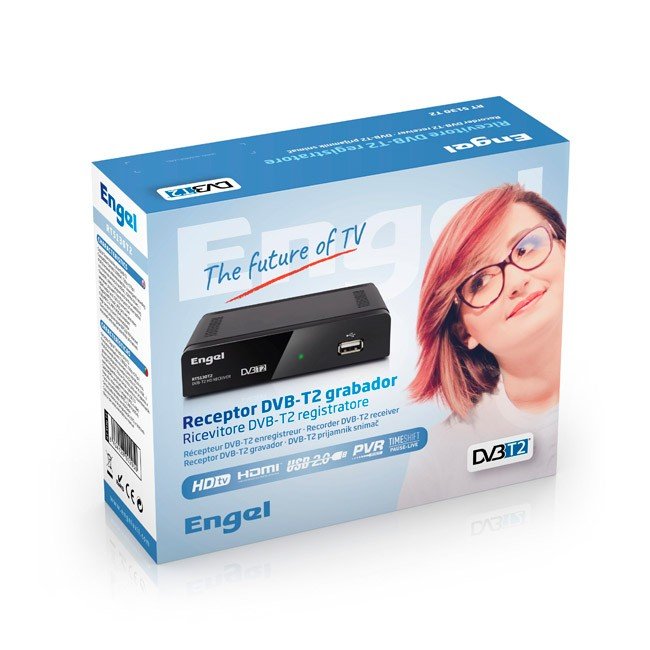 EAN 8434128002950 - Engel Axil RT5130T2 descodificador para televisor Cable Full HD Negro imagen 3