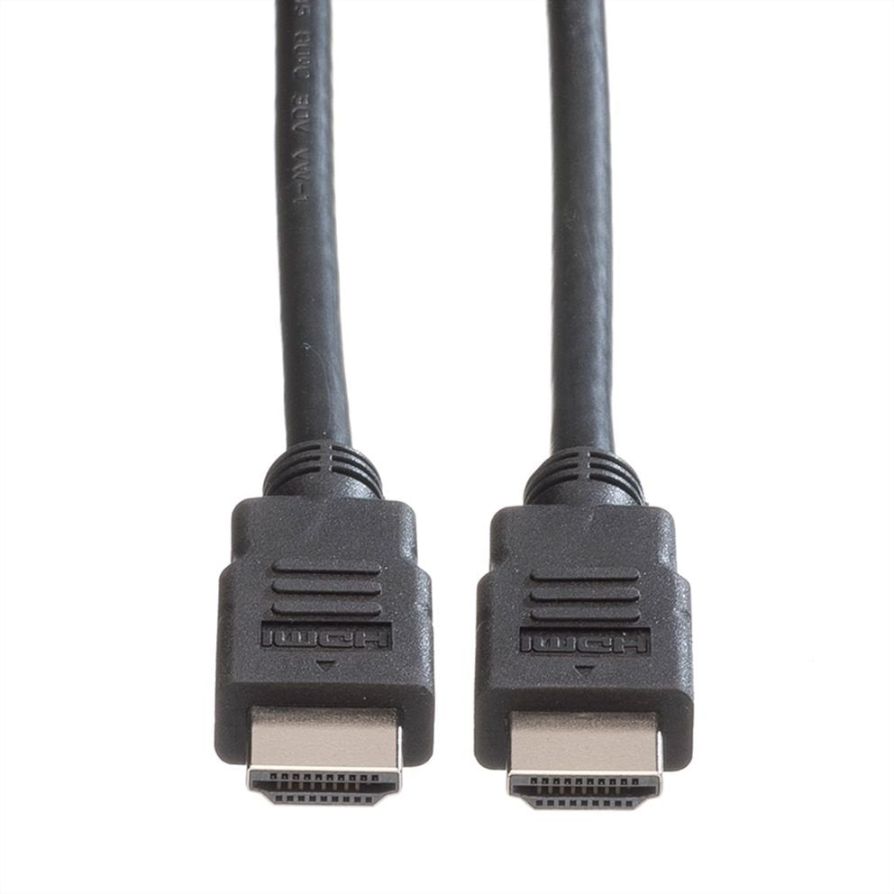 Roline Verde Hdmi High Speed Cable Mit Ethernet, Tpe, Schwarz, 5 M