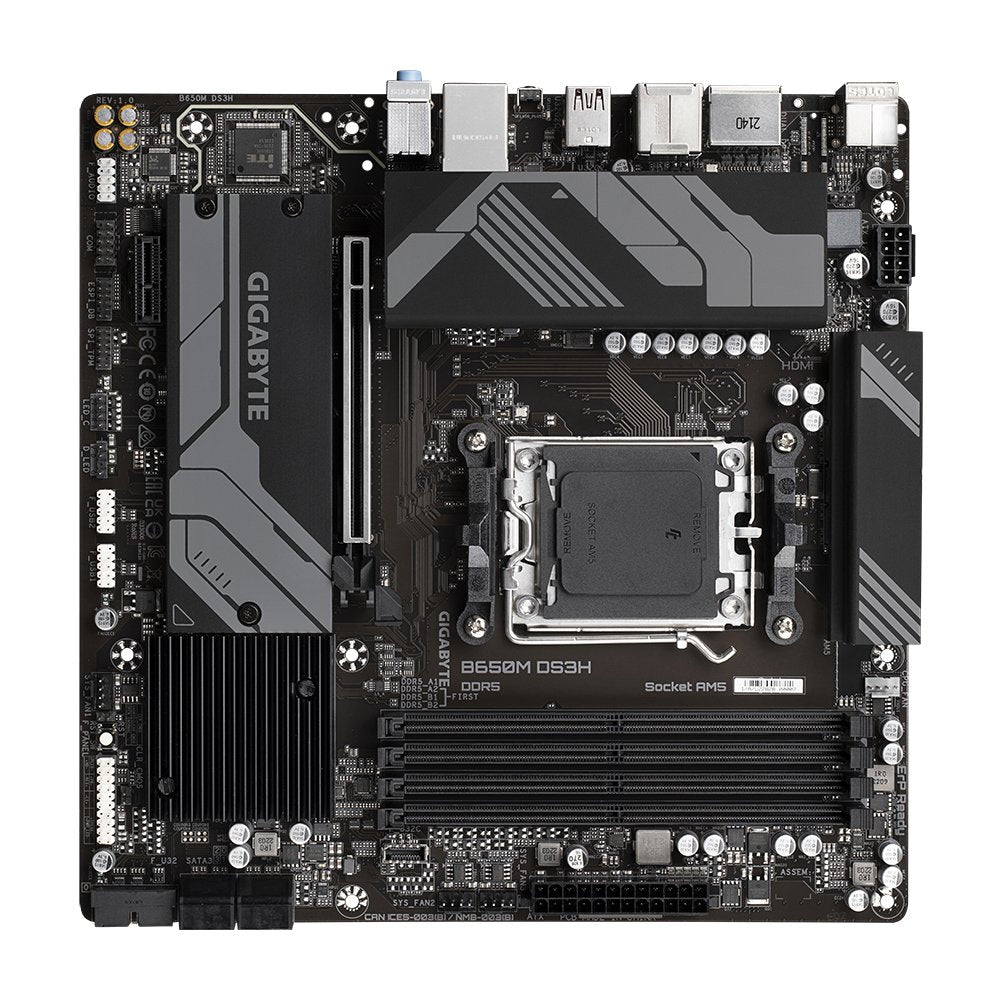 EAN 4719331849825 - GIGABYTE B650M DS3H placa base AMD B650 Zócalo AM5 micro ATX imagen 3