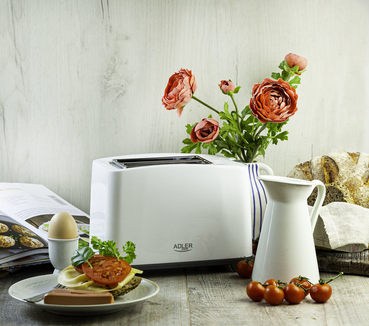 EAN 5902934838238 - Adler AD 3216 tostadora 2 rebanada(s) 1000 W Gris, Blanco imagen 7