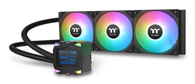 EAN 4711658540287 - Thermaltake LA360-S ARGB Placa base Kit de refrigeración líquida 12 cm Negro 1 pieza(s) imagen 1