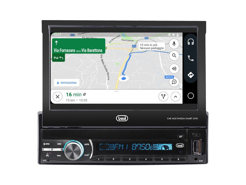 Radio Coche Trevi Mdv 6380 Dab/Video Monitor 7" +Rds+Usb+Aw Blac