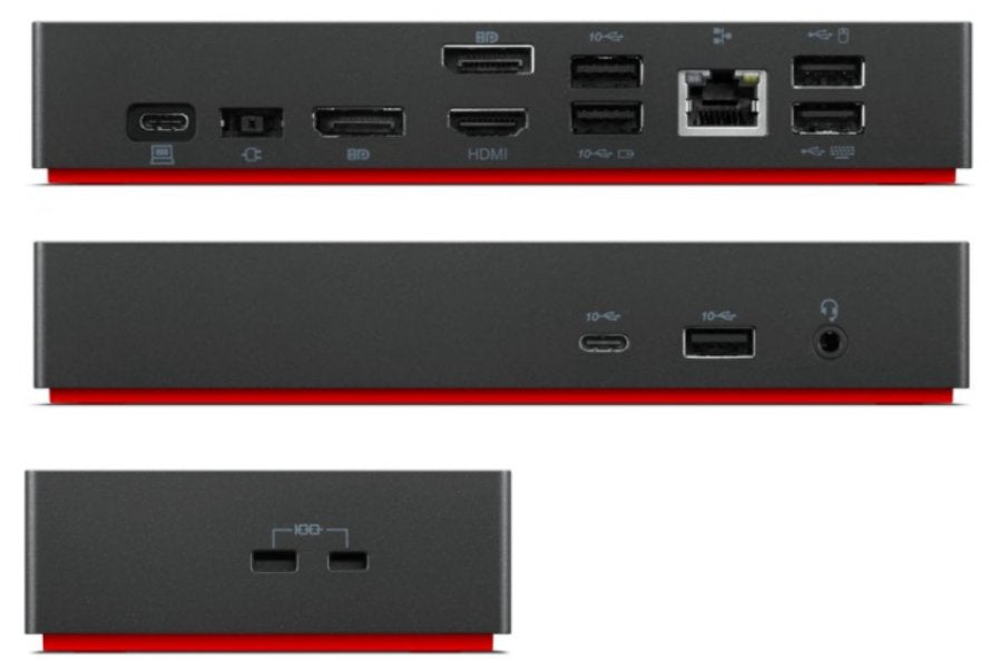 Lenovo Thinkpad Universal Usb-C Alámbrico Usb 3.2 Gen 1 (3.1 Gen 1) Type-C Negro