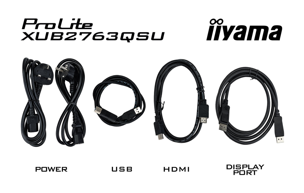 EAN 4948570124282 - iiyama ProLite XUB2763QSU-B1 pantalla para PC 68,6 cm (27") 2560 x 1440 Pixeles Quad HD LED Negro imagen 16
