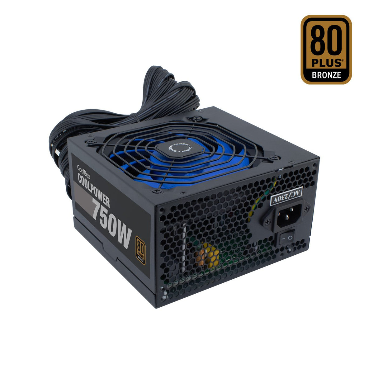 EAN 8436556143052 - CoolBox CoolPower 750W unidad de fuente de alimentación 20+4 pin ATX Negro imagen 1