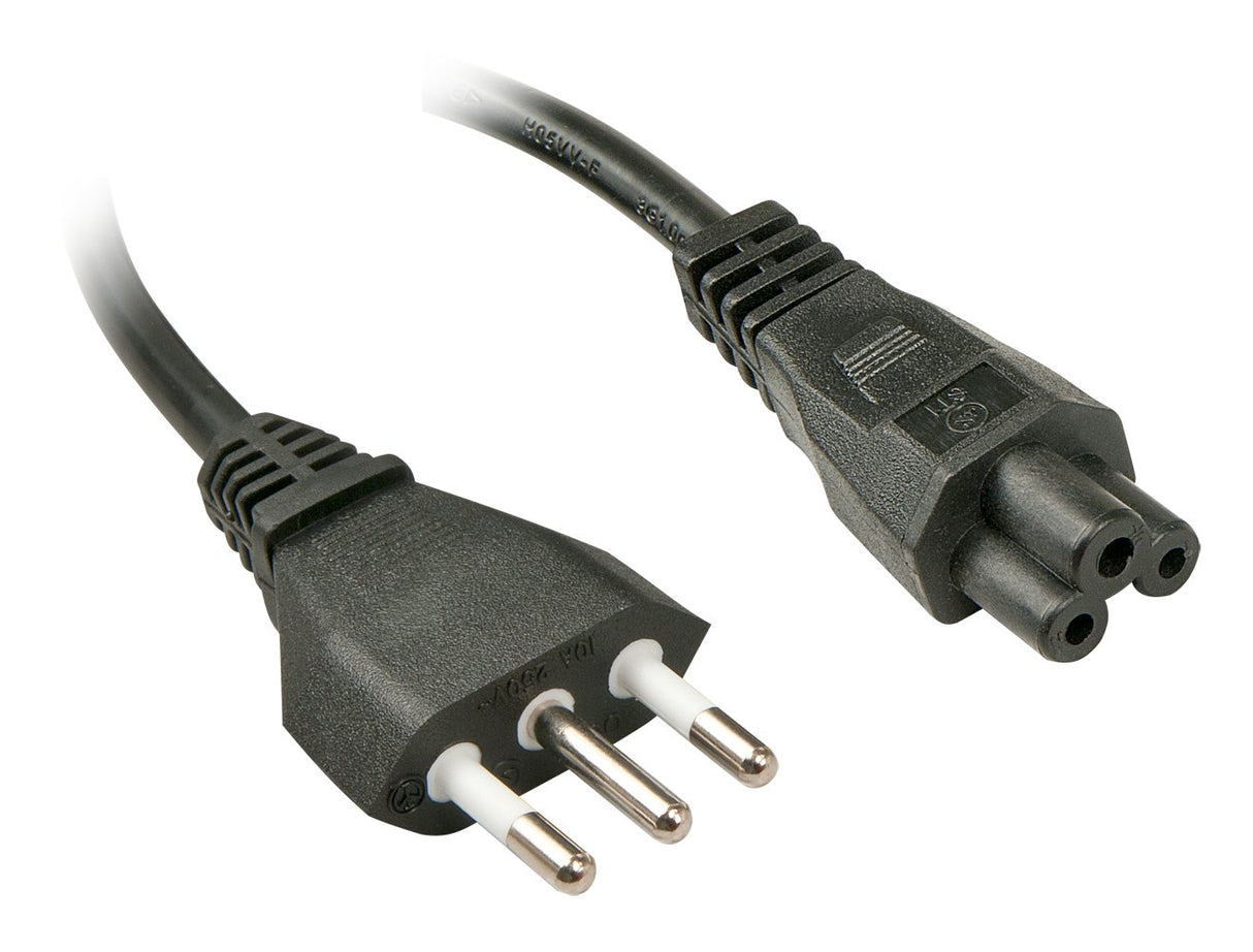 EAN 4002888304085 - Lindy 2m, CEI23-16-VII - IEC 320 C5 Negro C5 acoplador imagen 1