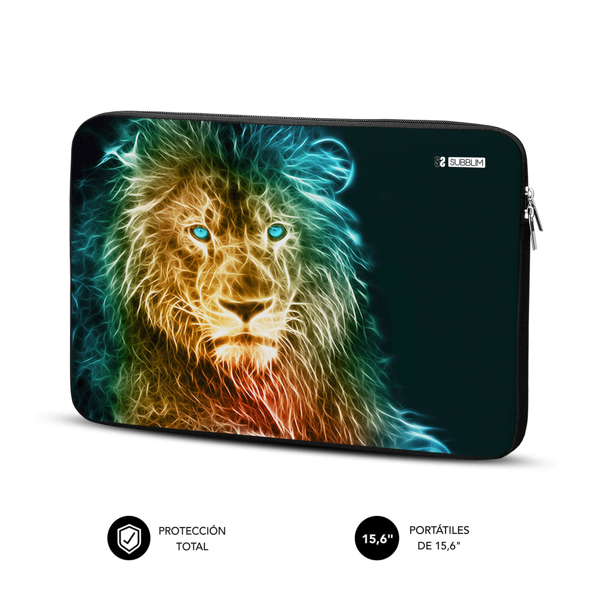 EAN 8436586742843 - SUBBLIM SUBLS-SKIN153 maletines para portátil 39,6 cm (15.6") Multicolor imagen 2