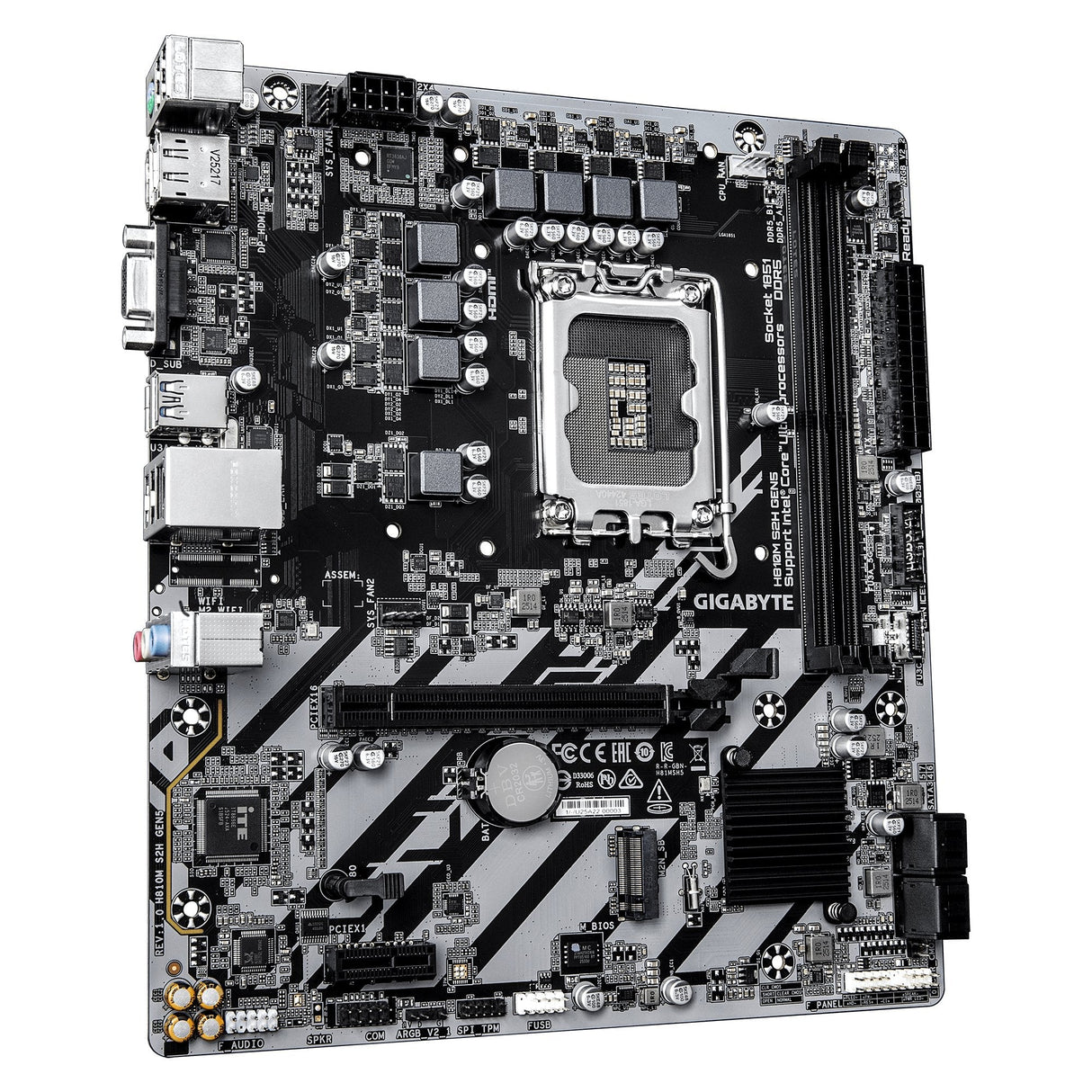 Placas Base Gigabyte H810m S2h Gen5 Lga1851 1xhdmi 1xdp