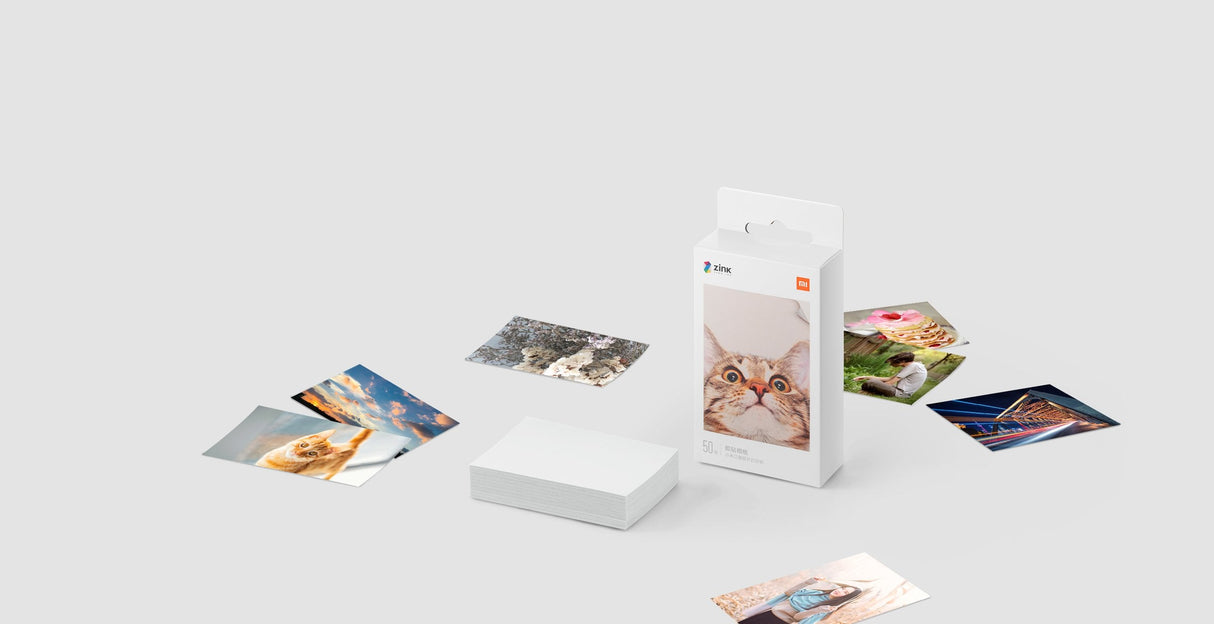 Papel Fotográfico Xiaomi Mi Portable Photo Printer Paper 5 X 7.6cm 20 Hojas