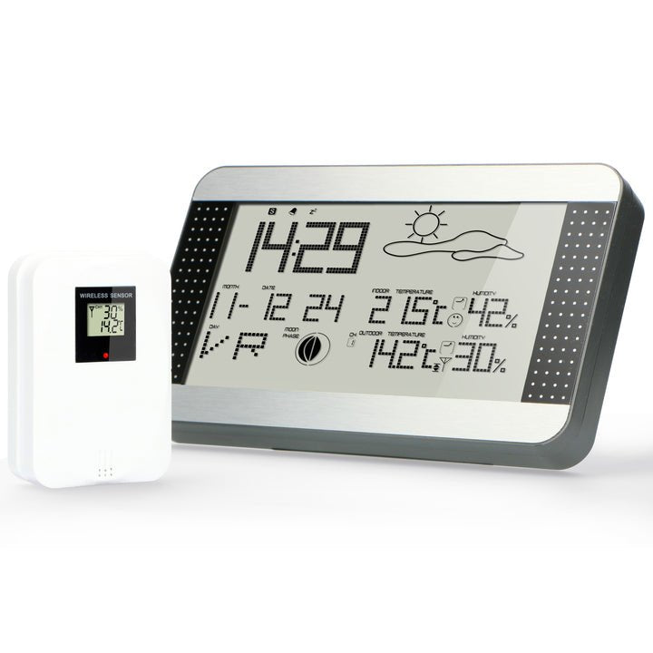 Alecto Ws-1700 Wetterstation Mit Drahtlosem Aussensensor