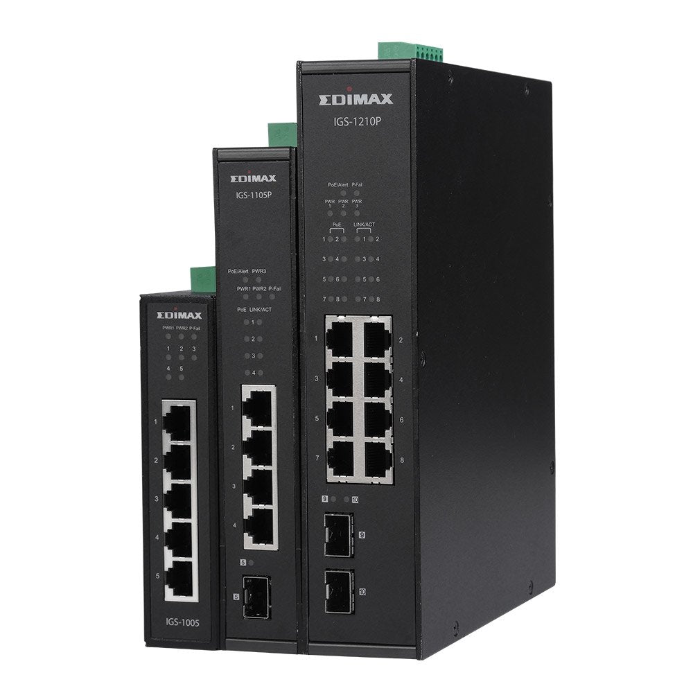 Edimax Igs-1005 Industrial Din-Rail Switch 5xgbe