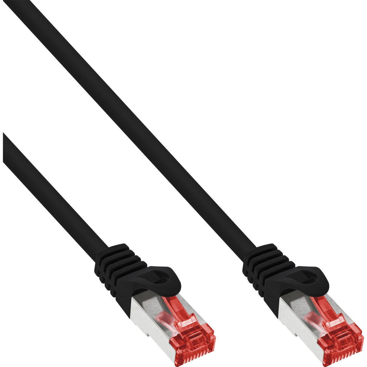 Inline® Cable De Red S/Ftp Pimf Cat.6 250mhz Pvc Cca Negro 3m