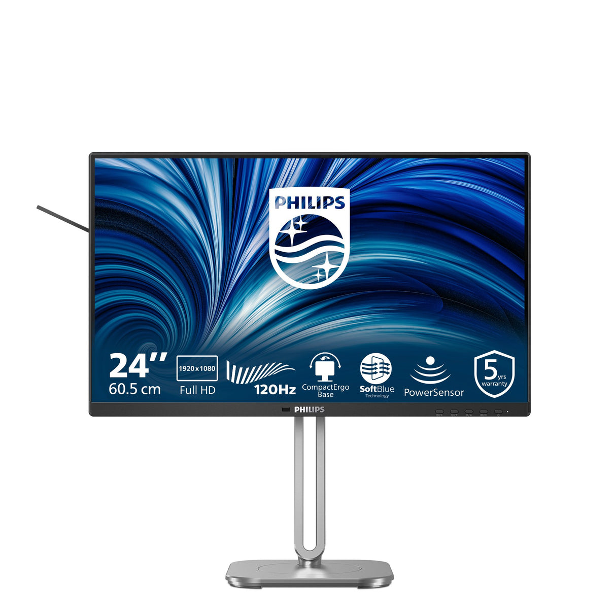 EAN 8721038003727 - Philips 4000 series 24B2N4200/00 pantalla para PC 60,5 cm (23.8") 1920 x 1080 Pixeles Full HD LCD Gris imagen 2