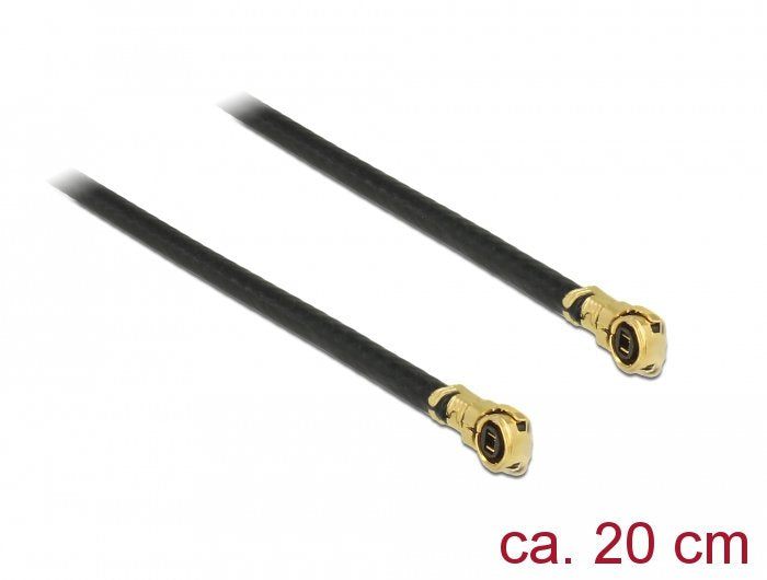 Delock Cable De Antena Mhf® 4l Macho A Mhf® 4l Macho 1,13 20 Cm