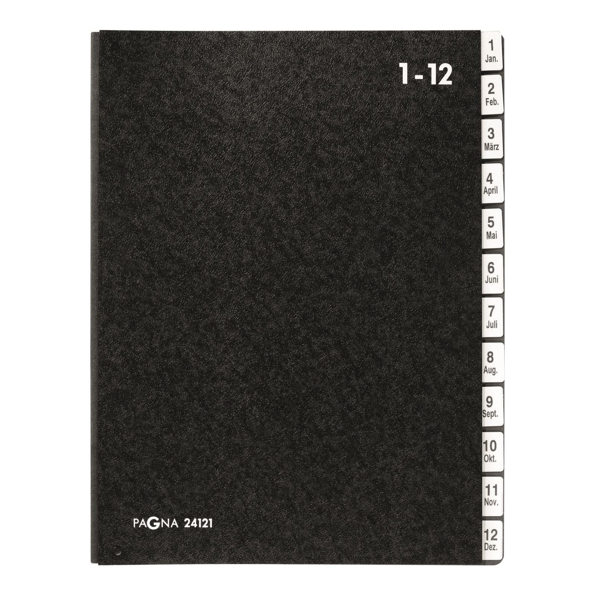 EAN 4013951002050 - Pagna 24121-04 separador Negro Cartón duro, Polipropileno (PP) A4 imagen 1