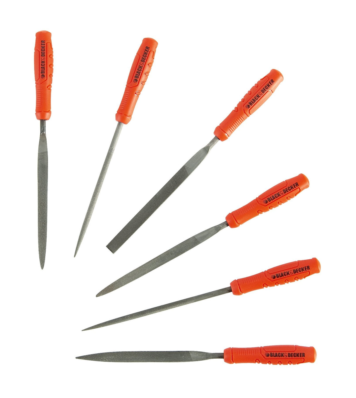 Juego 6 Mini Limas De Metal Y Madera Bdht0-22270 Black+Decker