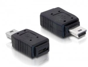 EAN 4043619651559 - DeLOCK Adapter USB mini/USB micro-B USB mini M micro-B FM Negro imagen 1