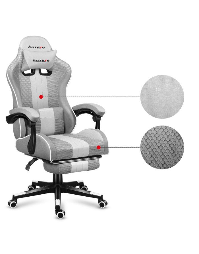 EAN 5903796011371 - Huzaro FORCE 4.7 Silla para videojuegos de PC Asiento (de seguridad) de butaca Gris imagen 14