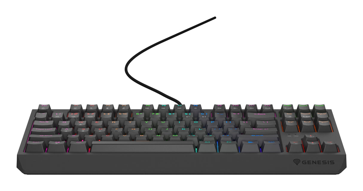 EAN 5901969443264 - GENESIS Thor 230 TKL Lite Outemu Red teclado Juego USB QWERTY Inglés Negro imagen 7