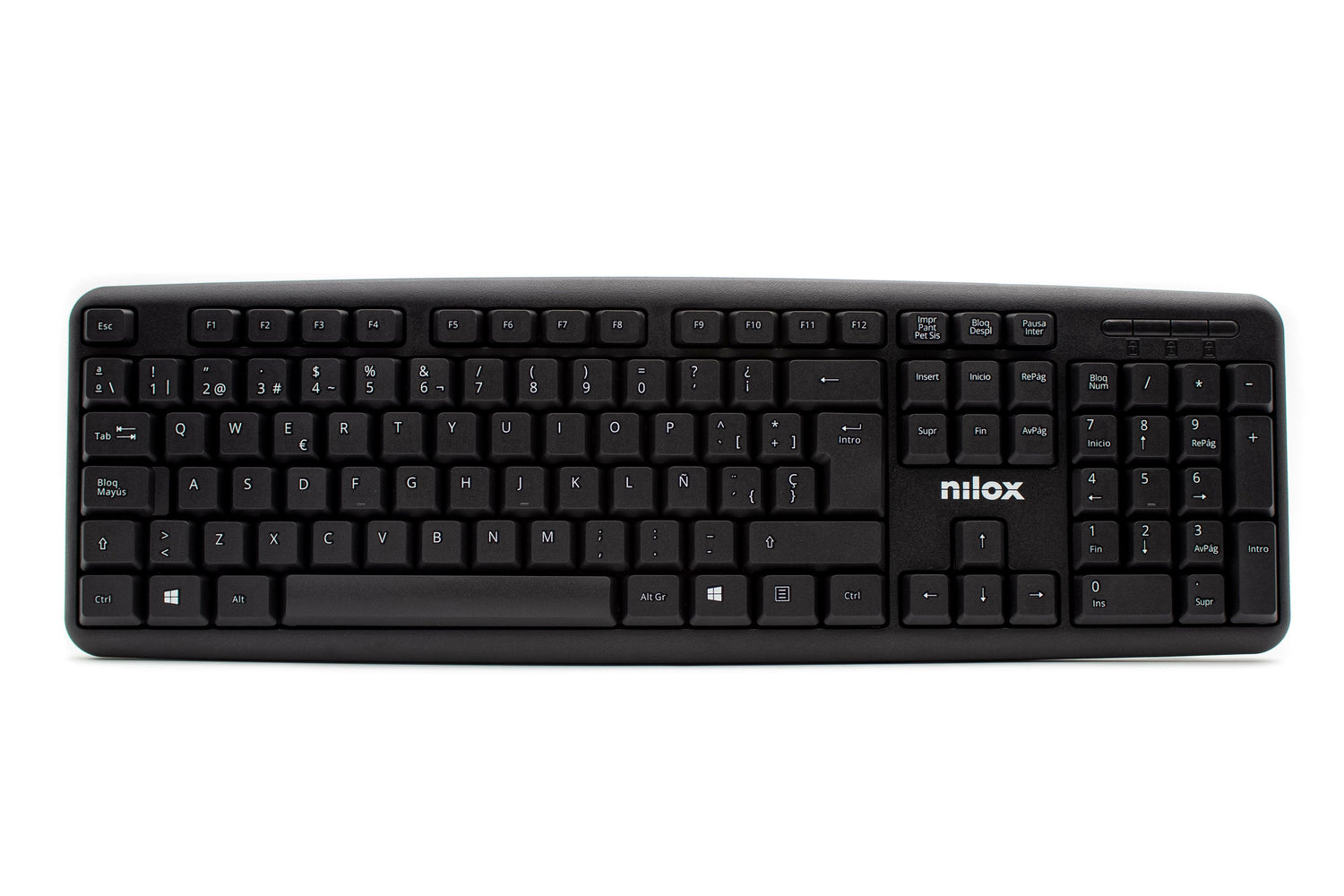 EAN 8436556146145 - Nilox NXKBE000002 teclado Universal QWERTY Español Negro imagen 2