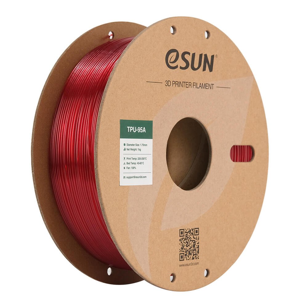 Etpu-95a 1,75mm Transparent Rojo 1kg