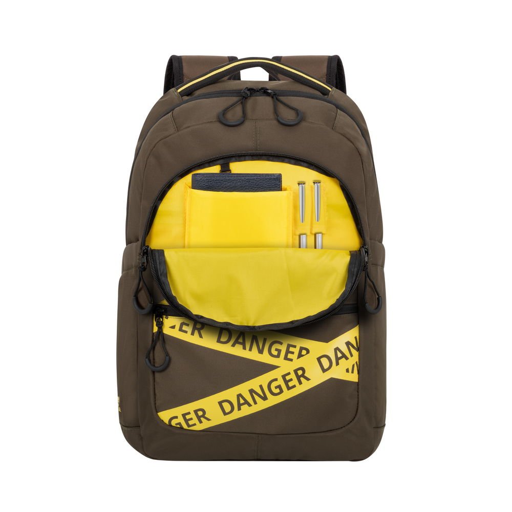 EAN 4260709010489 - Rivacase Erebus 39,6 cm (15.6") Mochila Caqui, Amarillo imagen 4
