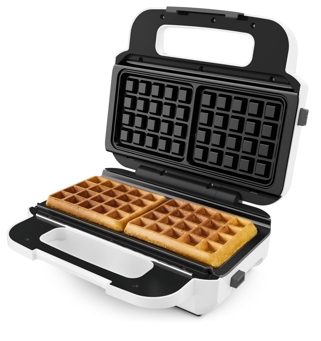 Sandwichera Tefal Snack Xl Sw7011, Blanco/Gris, 850 Vatios, Con 2 Juegos De Platos Sw 7011