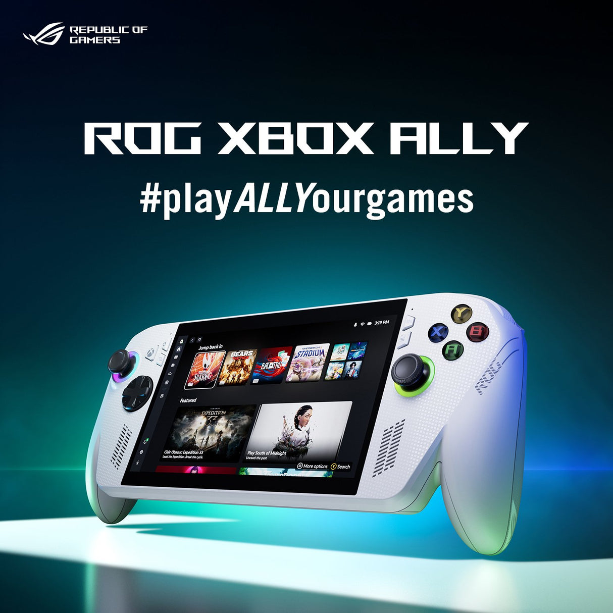EAN 4711636195119 - ASUS ROG Xbox Ally RC73YA-NH002W videoconsola portátil 17,8 cm (7") 512 GB Pantalla táctil Wifi Blanco imagen 17