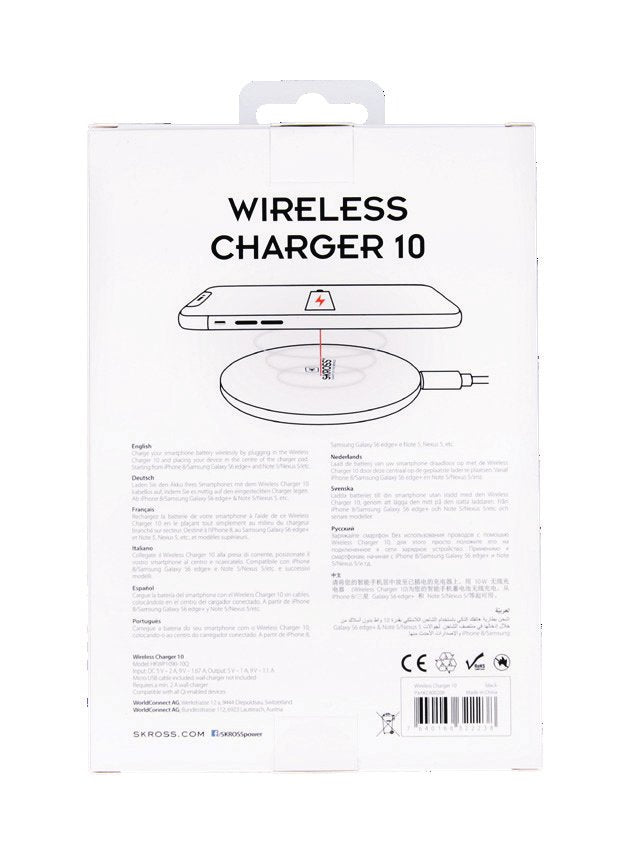 Cargador Inalámbrico Skross 10