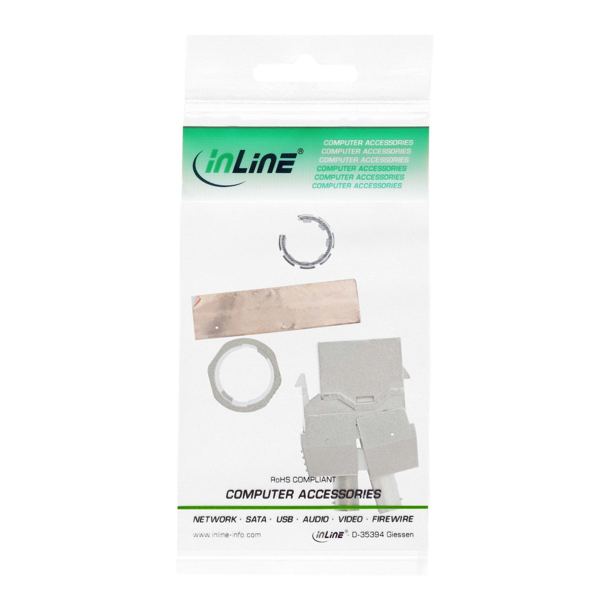 Módulo A Presión Inline Rj45 Keystone Jack Cat.6a