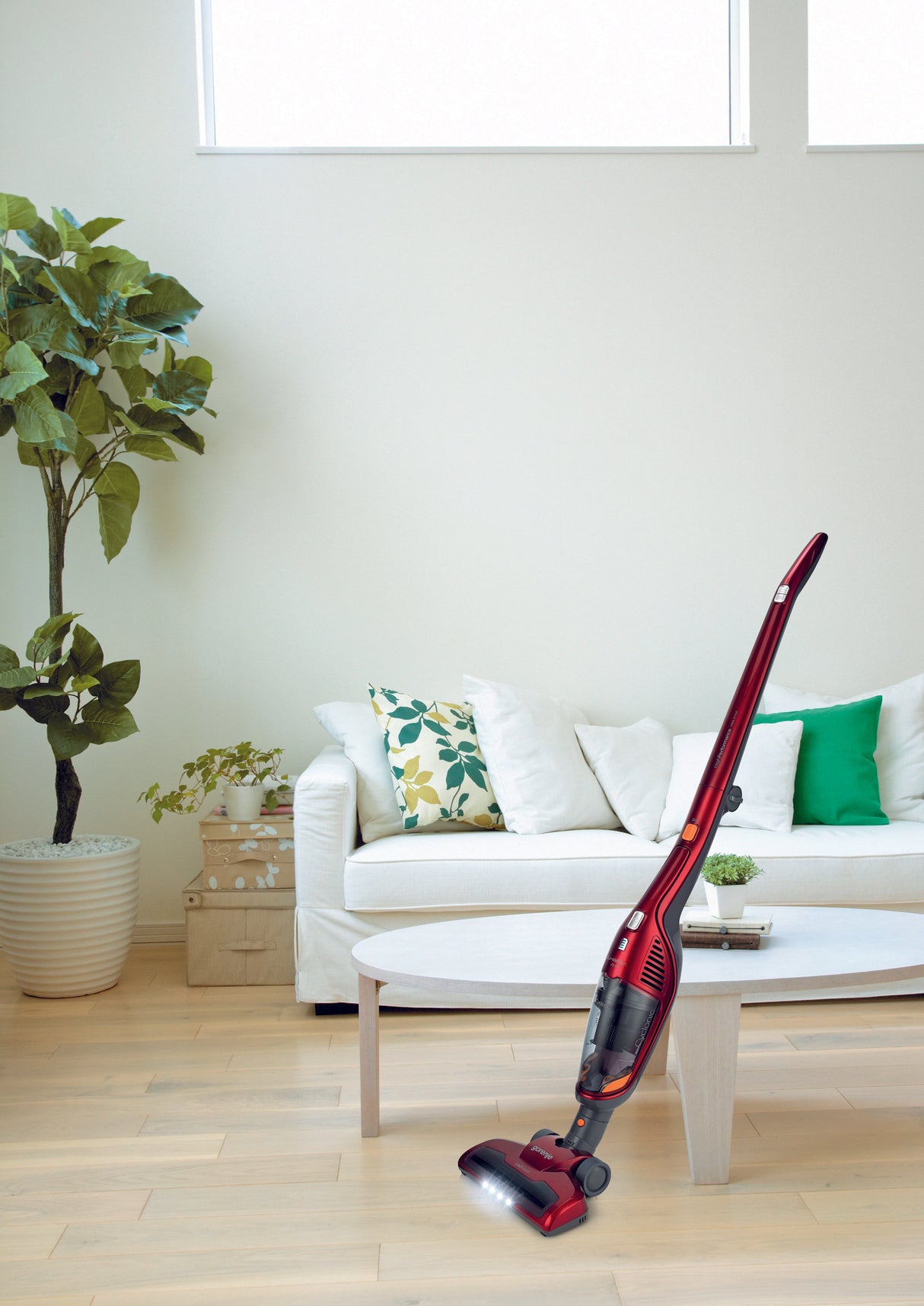 EAN 3838942149672 - Gorenje SVC216FR aspiradora de pie y escoba eléctrica Aspiradora escoba 2 en 1 Batería Secar HEPA Sin bol imagen 7