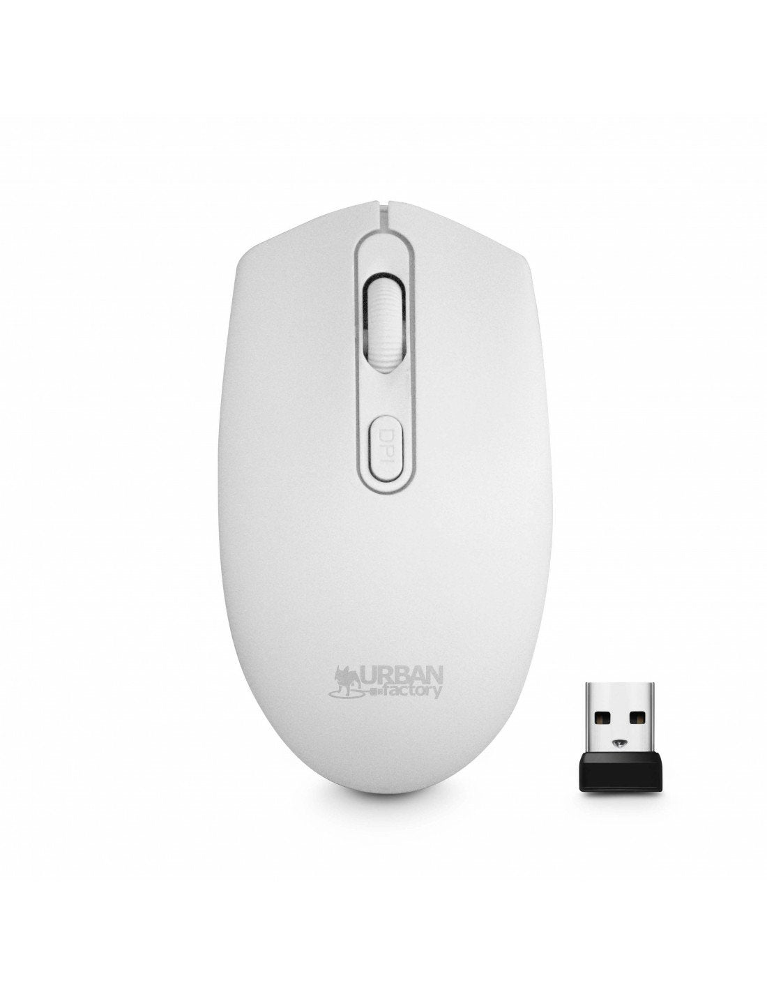 Raton Wireless 2.4 Ghz 1200 Dpiwrls Ambidextro - Blanco