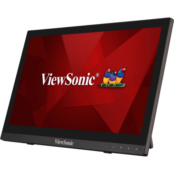 Monitor Viewsonic 15.6 Td1630-3 Tactil Negro 1xhdmi/1xvga/1xusb/1366x768/12ms/Vesa 75x75/Mmedia Td1630-3