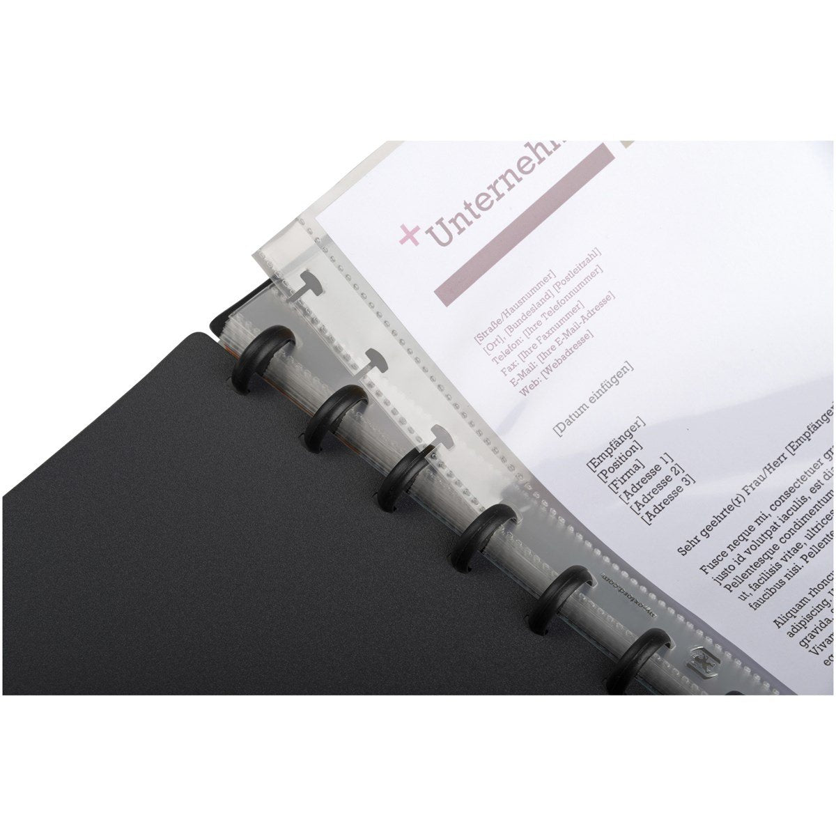 Oxford 100205607 Carpeta De Cartón A4 Negro