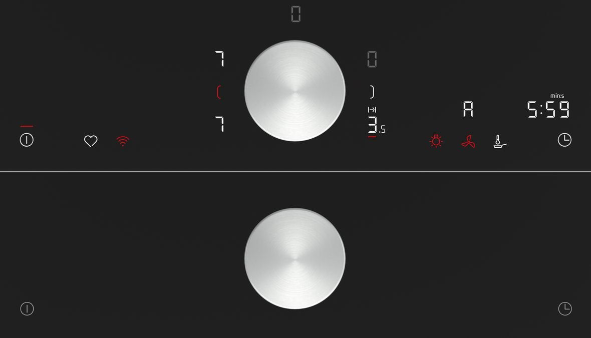 Neff T69ttx4l0 N 90, Placa De Cocción Autónoma Negra/Acero Inoxidable, 90 Cm T69ttx4l0