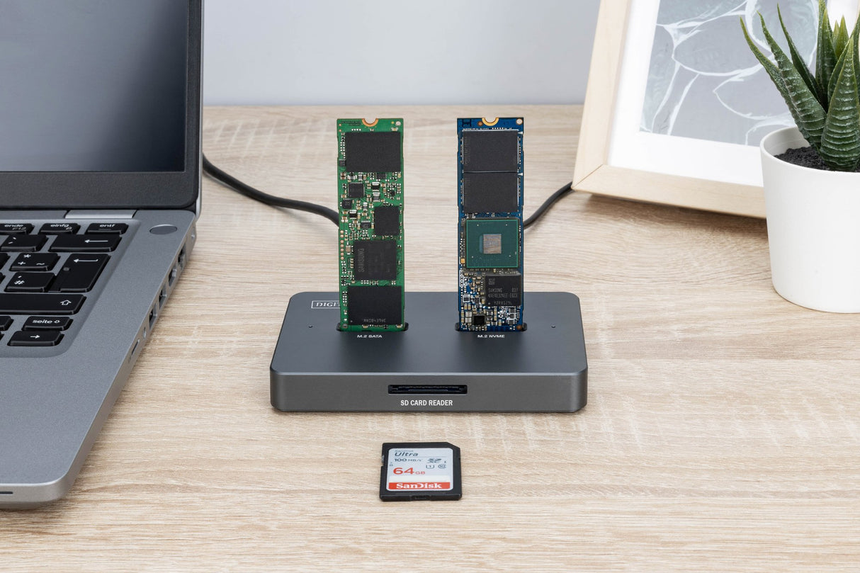 EAN 4016032501398 - Digitus DA-71546-1 base de conexión para disco duro USB 3.2 Gen 2 (3.1 Gen 2) Type-C Negro imagen 2