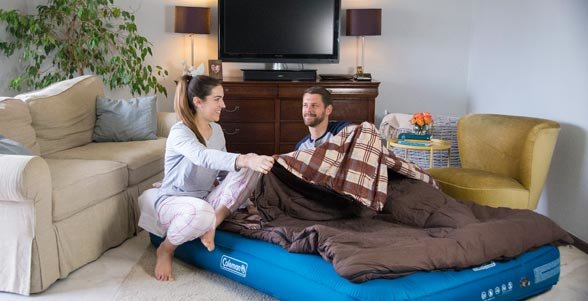 Colchón Coleman 2000031638 Hinchable Doble Azul