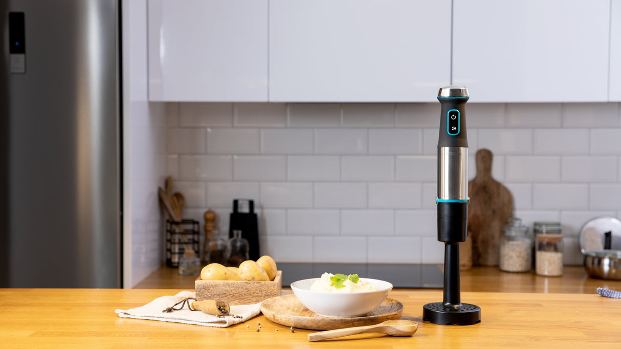 EAN 8435484042932 - Cecotec Power TitanBlack 1200 XL PerfectCream&Crush Batidora de inmersión 1200 W Negro, Verde, Acero inox imagen 12