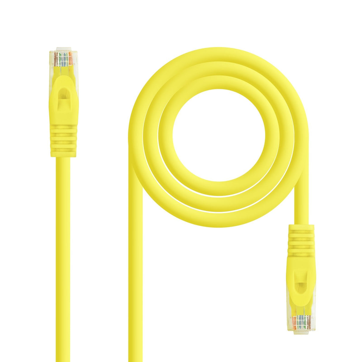 Nanocable Cable De Red Rj45 Lszh Cat.6a Utp Awg24 3m - Amarillo