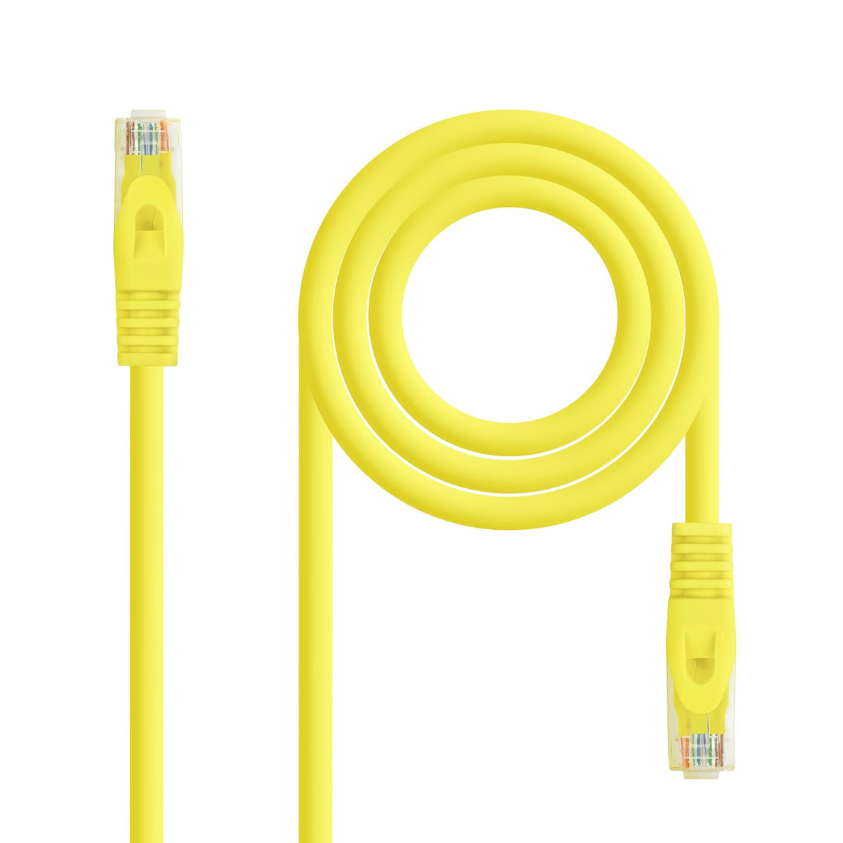 EAN 8433281009035 - Nanocable 10.20.1800-Y cable de red 0,5 m Cat6a U/UTP (UTP) imagen 1